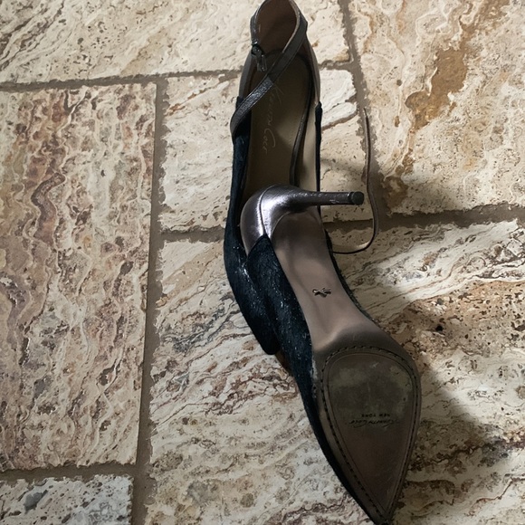 Kenneth Cole blac leather high heels Sz 9 - Picture 4 of 5